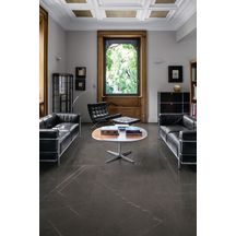 Carrelage sol/mur intérieur grès cérame Allmarble - elegant black lux rectifié - 60x120 cm