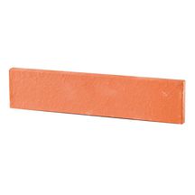 Plaquette de parement lisse PL01 22x5x1,4cm rouge orange boîte de 72 piéces (joints de 10mm)