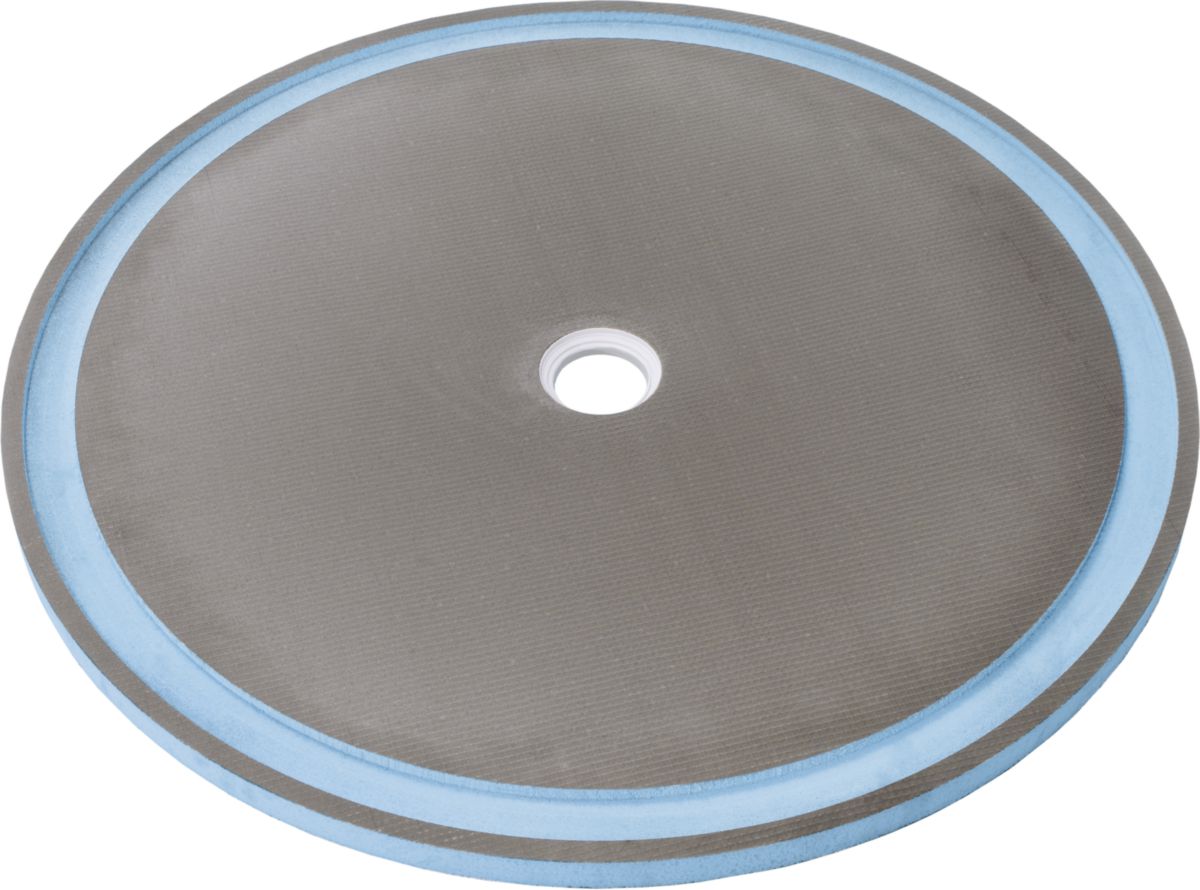 Receveur rond Fundo Trollo écoulement centré polystyrène extrudé diamètre 1,14 m ép. 40 mm 73736575