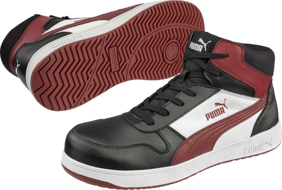 FRONTCOURT BLK/WHT/RED MID S3L ESD FO HRO SR T43 Réf. 630050201000043