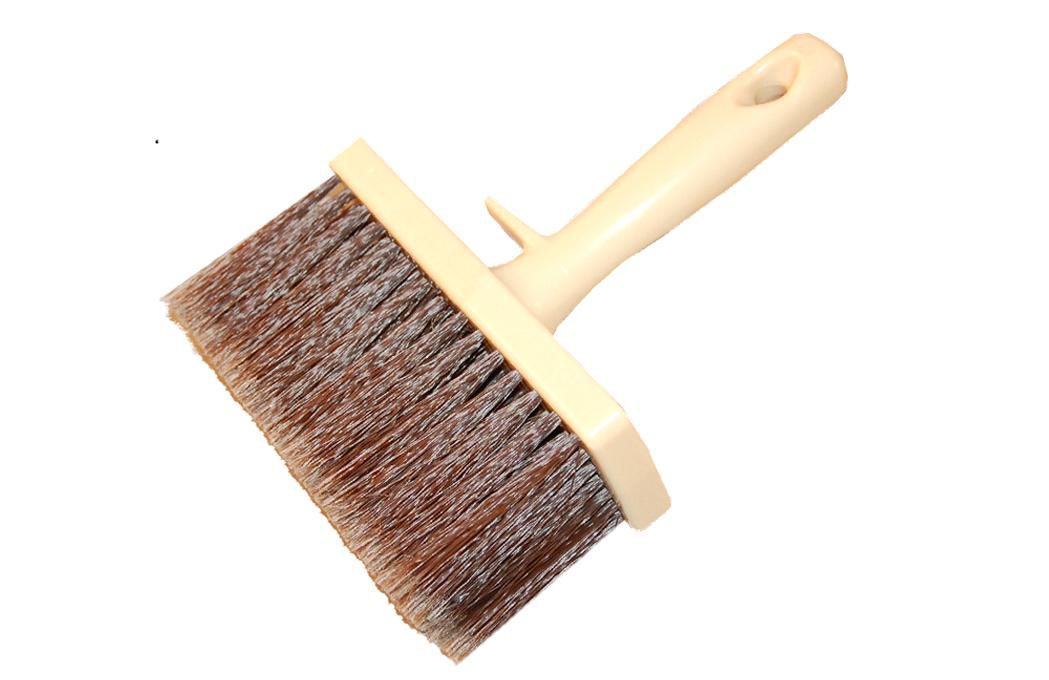 Brosse à encoller rectangulaire fibres PVC et semelle monobloc socle 150x60mm 628