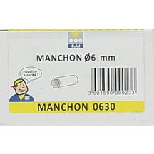 Manchon de raccord pour tige filetée - Ø 6x25 mm - boîte de 100 pcs