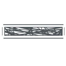 Panneau Boston décor Hera horizontal longueur 1,75 m hauteur 30 cm FD1010