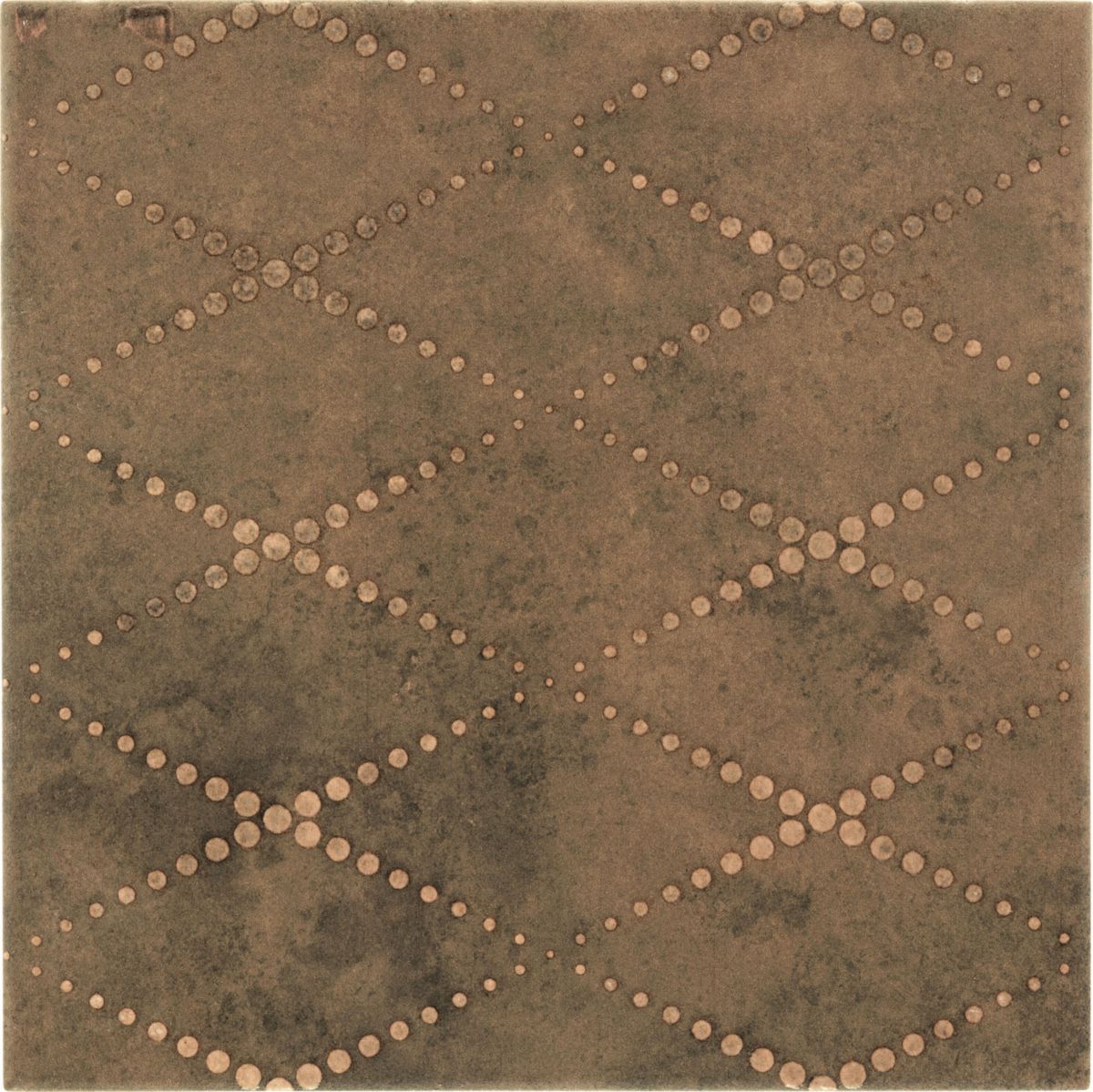 Carrelage mural Vintage Oxid - grès cérame - ton corten akzent single pattern 2 - 18,5x18,5 cm - ép. 8 mm