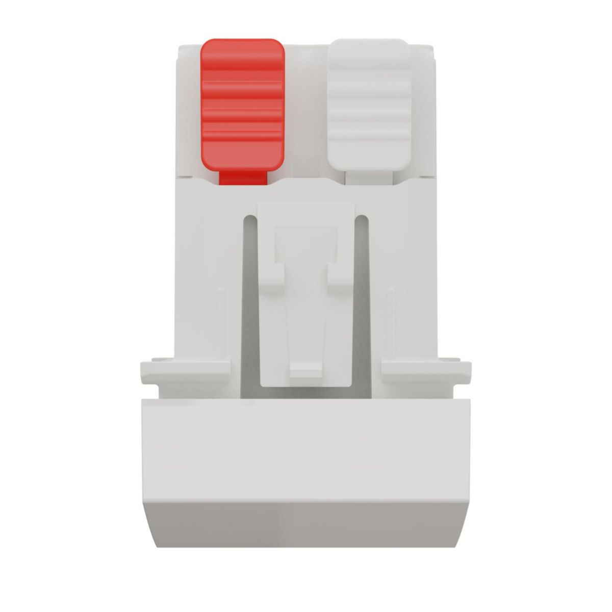 Interrupteur va-et-vient à connexion rapide Unica - 10A - blanc - 1 module