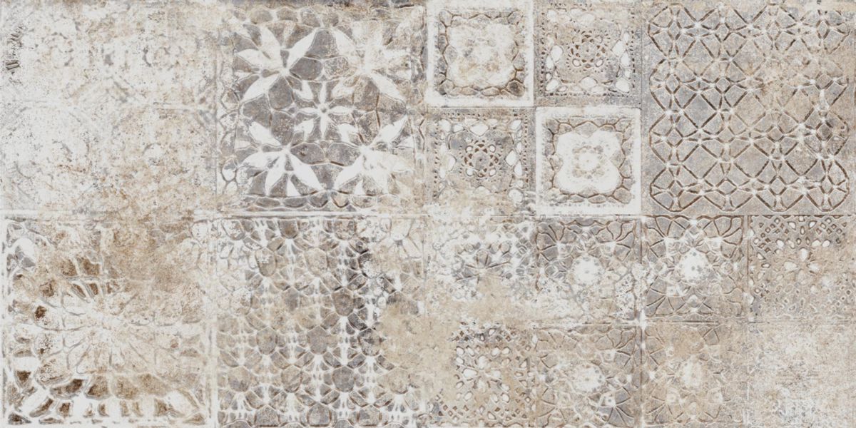 Carrelage imitation pierre pour sol intérieur Pietra Castello - grès cérame - estense naturel rectifié décor - 60x120 cm