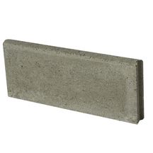 Bordurette de jardin demi P4 50x20x5cm gris