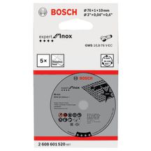 Disque à tronçonner Expert For Inox - Ø 76 mm - lot de 5 pcs