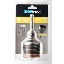 Kit Trépan Carbure SDS+ NOVIPRO 68mm