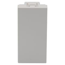 Obturateur Mosaic - 1 module - blanc