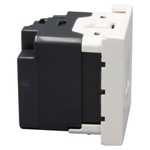 Chargeur double USB Mosaic Type-A - 2,4 A - 5 V 12 W - 2 modules - blanc