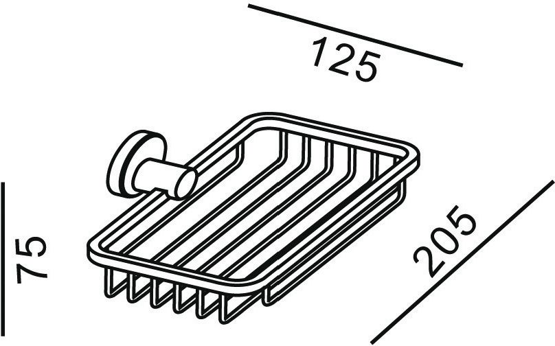 Porte-savon Alterna Rondo avec grille carrée