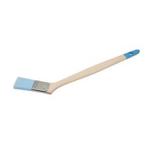 Brosse radiateur coudée sur chant acrylique bleue 3* t35