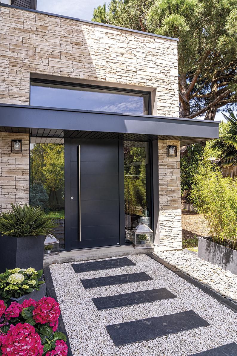 Porte d'entrée Aluminium 80 Modèle PHOSPORE