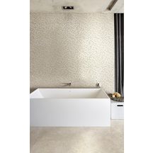 Mosaïque sol/mur intérieur Mystone Limestone - sand foglie - 34,2x38 cm