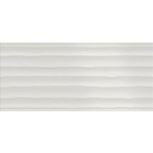 Faïence murale Bloom Wave - blanc mat - 25x55 cm