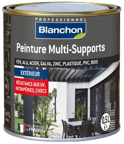 Peinture multi-supports - gris anthracite 7016 - pot de 0,5 l