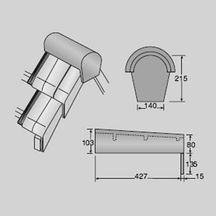 About de faîtière tige de botte fin nuagé pour Actua, Duplex, Vauban 2, Prima, Méga, Standard, Jura Nova et JPV 2 KOR M0001520