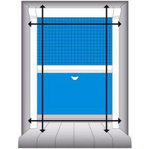 Moustiquaire fenêtre enroulable Kocoon - aluminium - blanc - 800x1500 mm