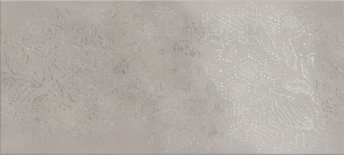 Faïence murale Bloom Stamp - taupe mat - 25x55 cm