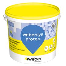 Système de protection à l'eau sous carrelage webersys protec - seau de 7 kg