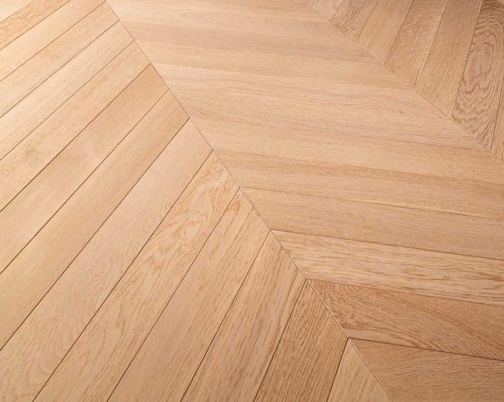 Parquet chêne massif Point de Hongrie - alba choix premier - GO4A - 90x700 mm - ép. 10 mm