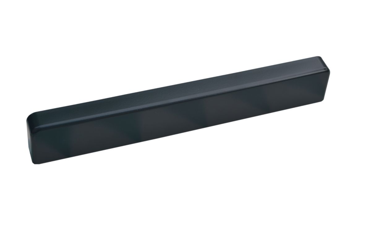 Embout Odemur plat - PVC anthracite 7016 structuré