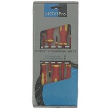 Coffret de 6 tournevis isolés Novipro