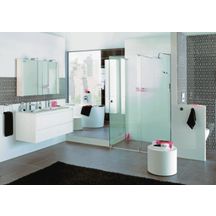 Plan de toilette Alterna All Day 120 cm double vasque en céramique