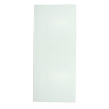 Profilé sous-face alvéolaire PSFA304B Belriv Système - 6 lames - PVC blanc - 400x29 cm