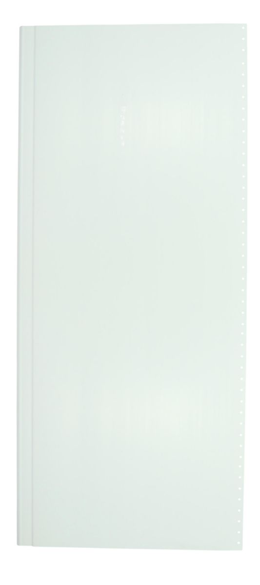 Profilé sous-face alvéolaire PSFA304B Belriv Système - 6 lames - PVC blanc - 400x29 cm