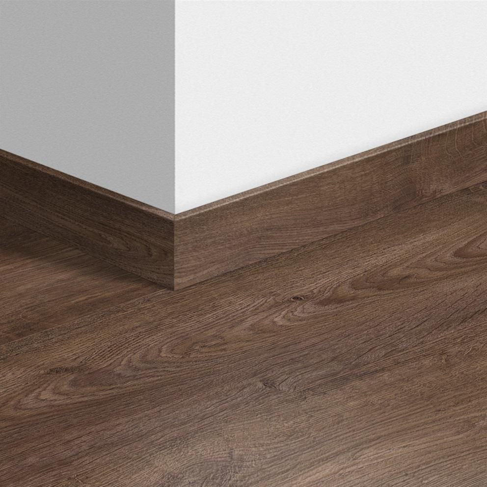 Plinthe vinyle LVT pour parquet 40199 - chêne pierre blanche - L. 2,4 m - 12x58 mm