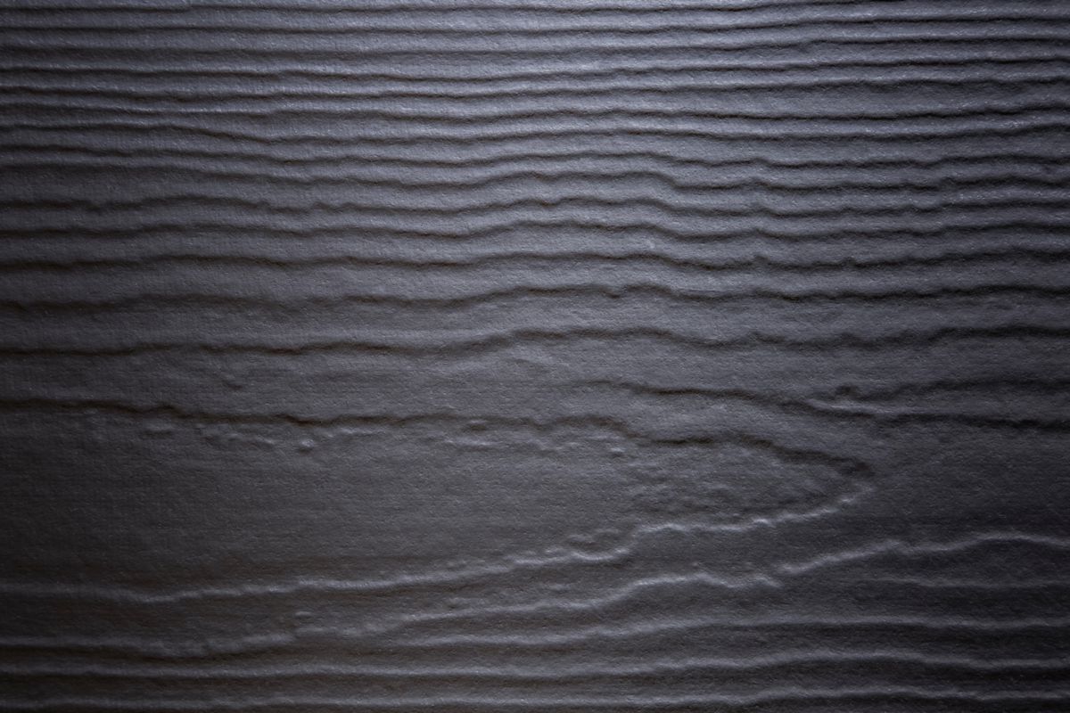 Clin de bardage fibres-ciment Hardie VL Plank - finition cedar - gris anthracite - 11x214x3600 mm