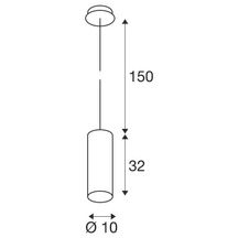 Suspension intérieure ENOLA - noir - culot E27 - max. 60 W