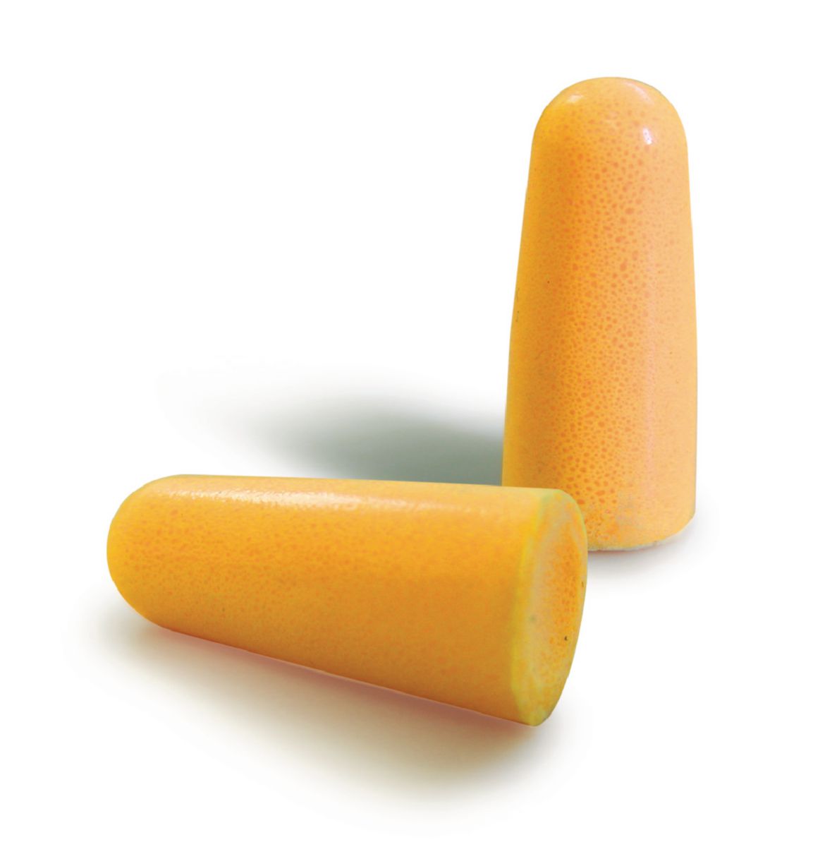 Bouchons d'oreilles antibruit - mousse de polyuréthane orange - Ø 5x12 mm - boîte de 200 pcs