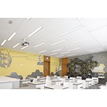 Dalle de plafond minérale AMF Thermatex Antaris Board - blanc - 600x600 mm. - ép. 15 mm