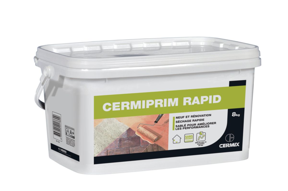 Primaire d'adhérance Cermiprim Rapid seau de 8kg réf. 0012157401