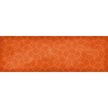 Carrelage mural faïence Juicy - orange brillant décor - 9,7x29,7 cm