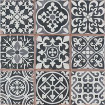 Grès émaillé Peronda Ceramicas FS Faenza noir mat 33x33cm 13619