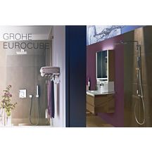 Colonne de douche avec mitigeur thermostatique Euphoria Cube System 230 Chromé 26087000