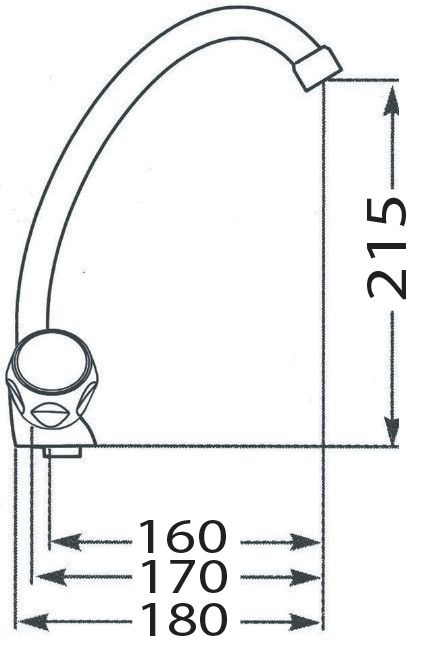 Mélangeur évier Alterna Primeo 3, chromé