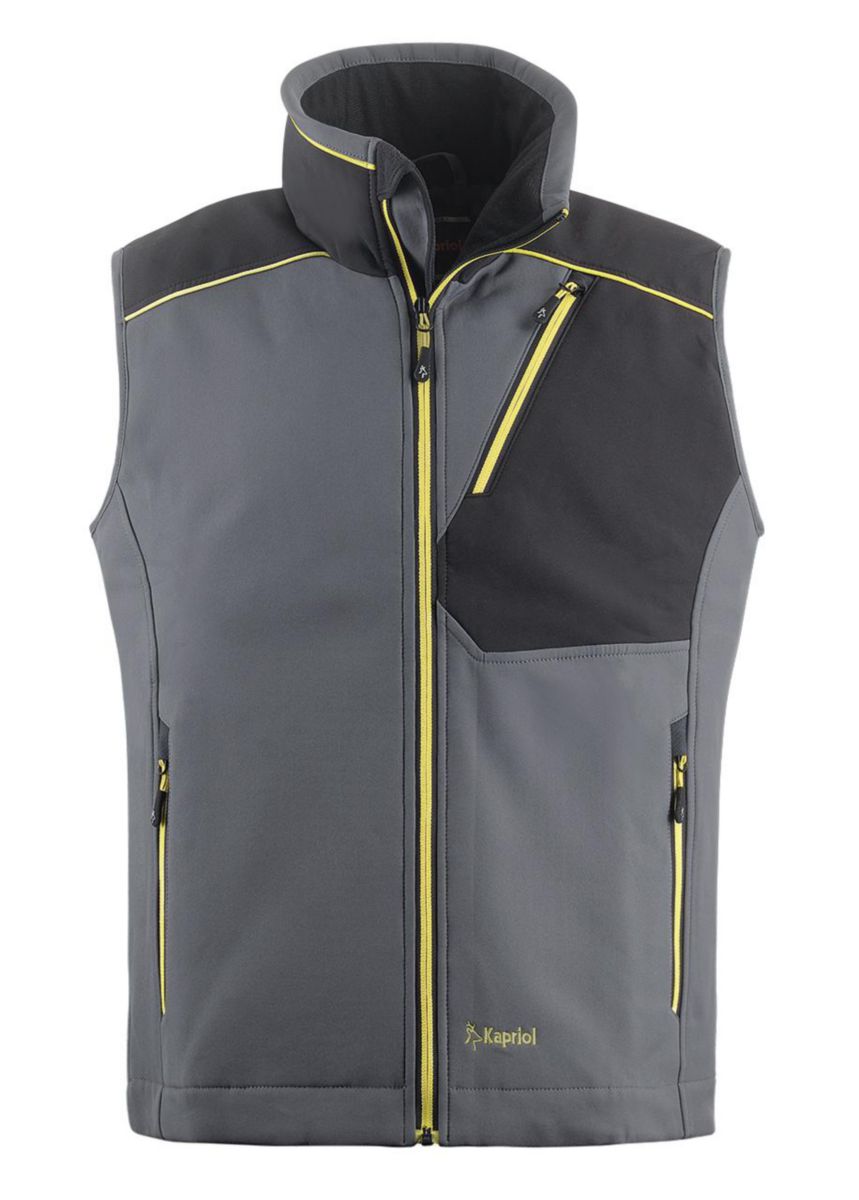 Gilet Rembourre Dynamic gris/noir XXL Réf. 35453