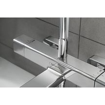 Colonne de douche Croma E Showerpipe 280 - 1 jet avec mitigeur baignoire thermostatique - chromé Réf. 27687000