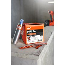 Boite de 500 clous PULSA HC6-32 (pour acier, béton dur et précontraint) + cartouche gaz