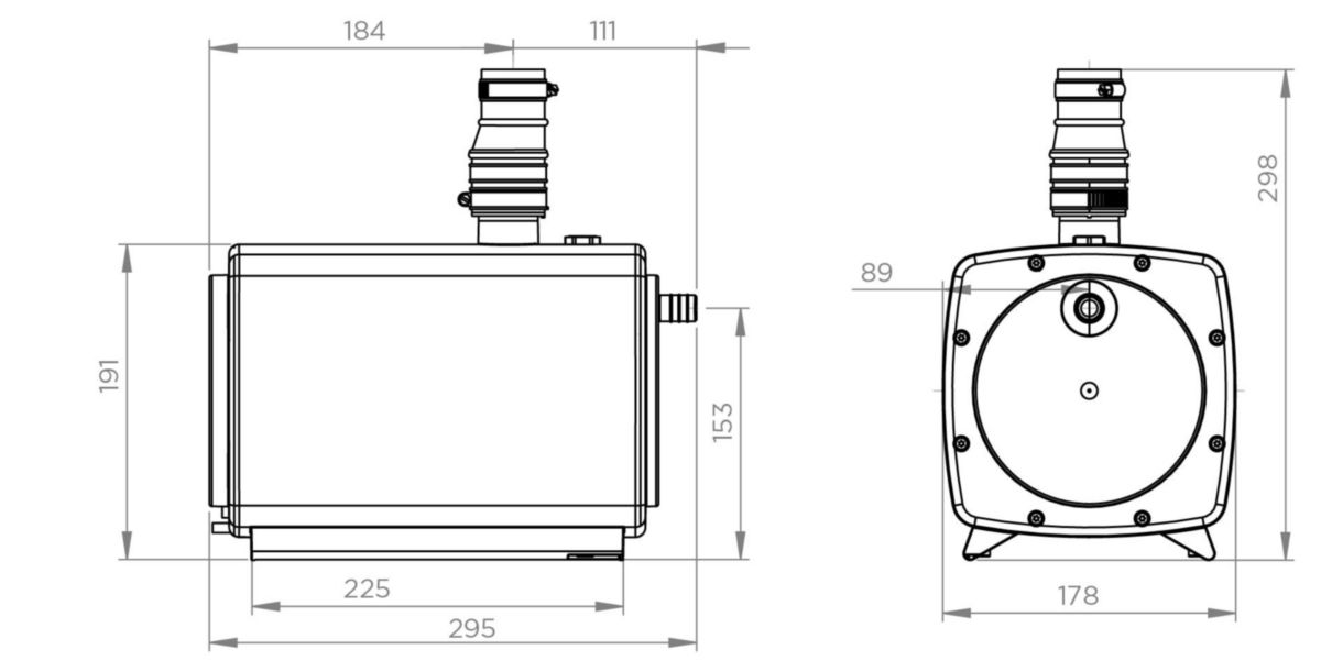 Sfa - Pompe De Relevage Sanifloor + : pompe + bonde de receveur Réf. HIFLOOR 3