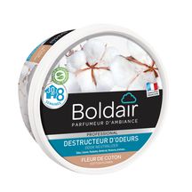 Gel destructeur d'odeurs Boldair - parfum fleur de coton - pot 300 g