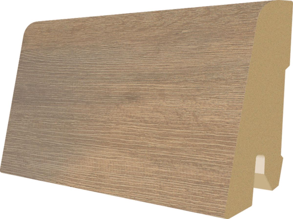 Plinthe L360 pour sol stratifié EPL102 - chêne clair d'Amiens - 17x60x2400 mm