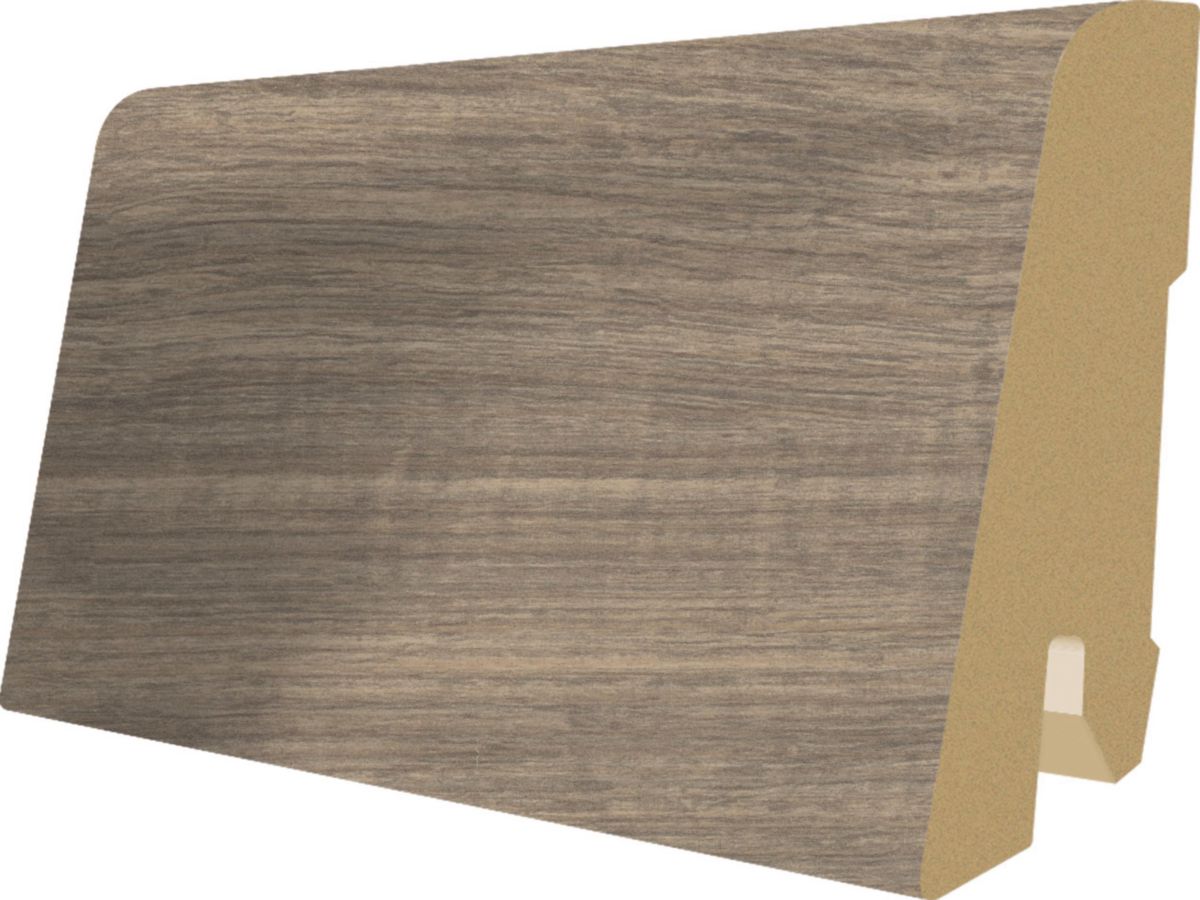 Plinthe sol stratifié Évolution chêne de Mouron gris pour EPL138l17x60x2400 mm