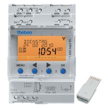 Interrupteur horaire digital modulaire - 3 modules - 230 V