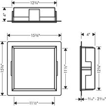 Niche murale XTRASTORIS ORIGINAL 300/300/100 avec cadre intégré, Noir mat